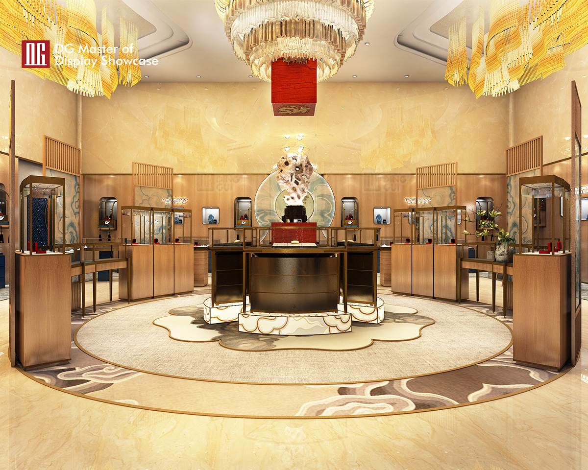 DG Showcase κοσμηματοπωλείο υψηλής ποιότητας με βιτρίνα, πάγκος κοσμημάτων προς πώληση 6