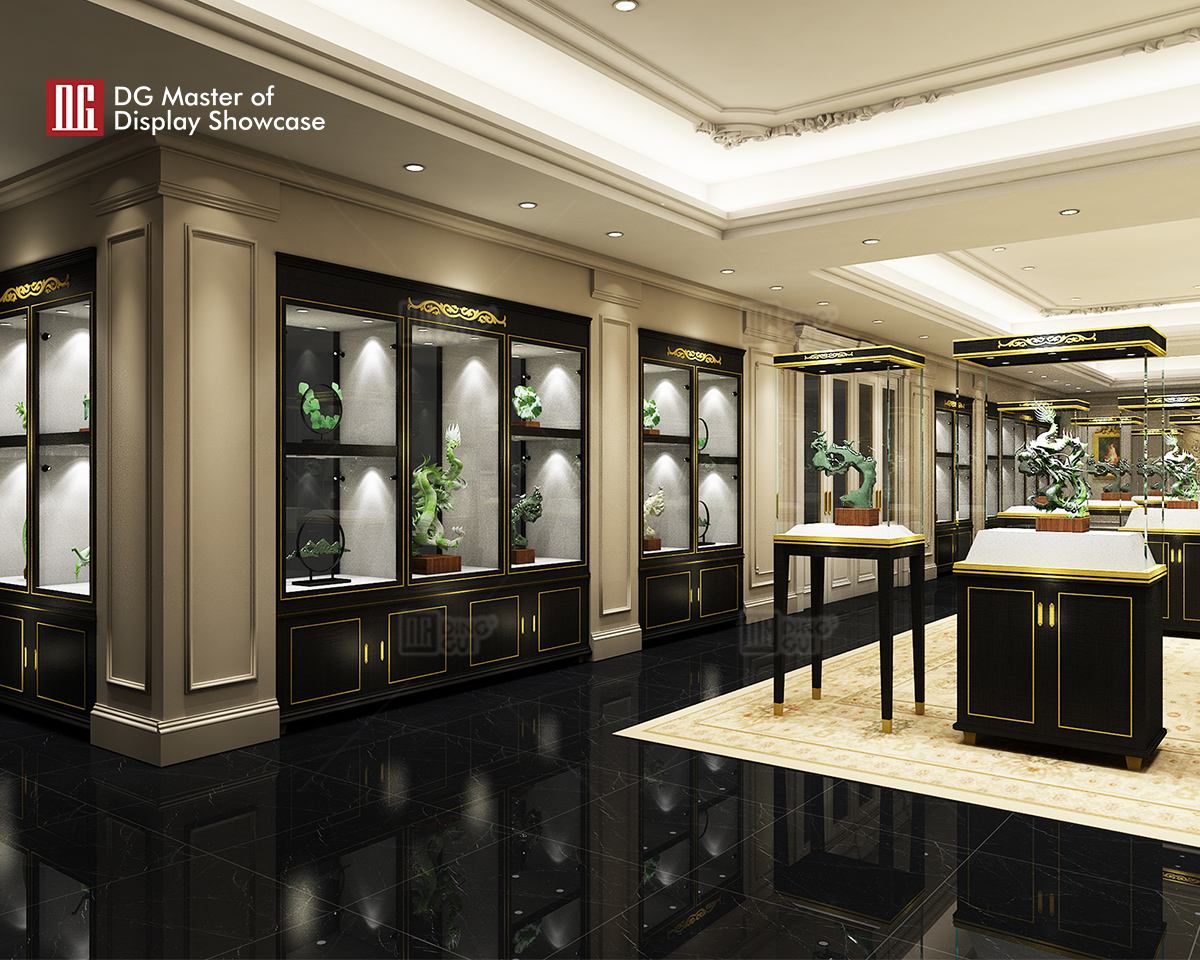 DG Showcase πολυτελές κοσμηματοπωλείο βιτρίνα σχεδιασμού βιτρίνα κοσμηματοπωλείου βιτρίνα 9