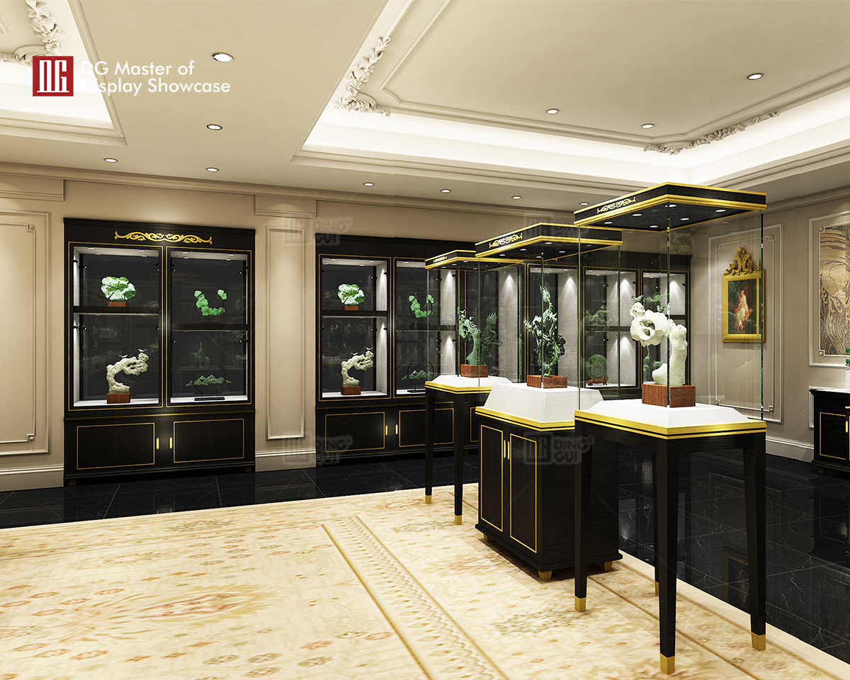 DG Showcase πολυτελές κοσμηματοπωλείο βιτρίνα σχεδιασμού βιτρίνα κοσμηματοπωλείου βιτρίνα 8