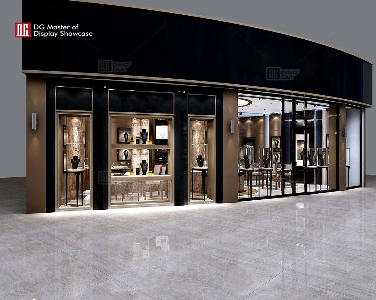 DG Showcase Luksus high-end smykkebutik showcase brugerdefineret displayskab producent 1