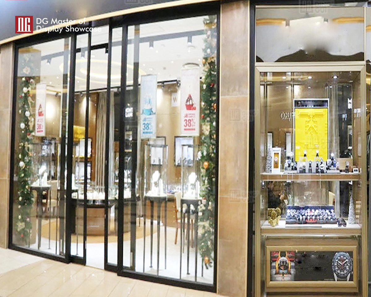 DG Showcase Luksus high-end smykkebutik showcase brugerdefineret displayskab producent 10