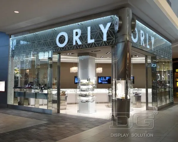 DG Showcase Custom Jewelry Store Displays Showcase Innovation Interior Design For ORLY 1