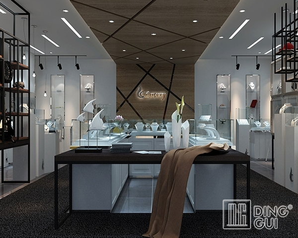 DG Showcase Customized High End Jewellery Showcase Display Cabinet Luxury Design 1