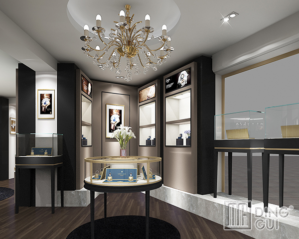 DG Showcase Unique High End Jewelry Store Display Cabinet Luxury Showcase Company 7