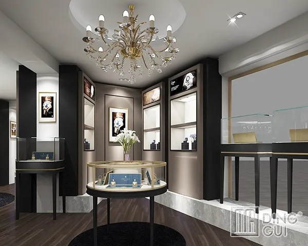 Custom jewelry store display fixtures manufacturer Manufacturer | DG Display Showcase 4