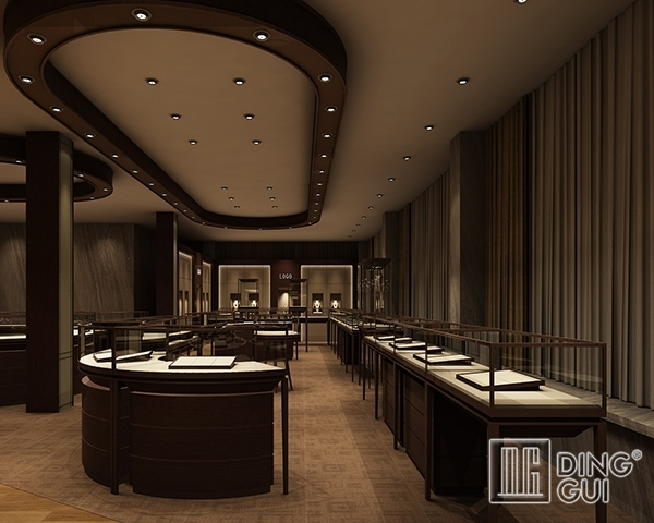 DG Showcase High End Luxury Jewelry Display Cabinet Tagagawa ng Modern Design 1