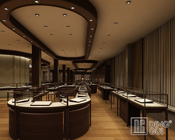 DG Showcase High End Luxury Jewelry Display Cabinet Tagagawa ng Modern Design 6