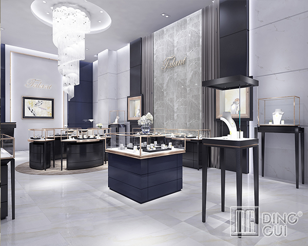 DG Showcase High End jewellery showcase Display Luxury Counter Custom Design 6