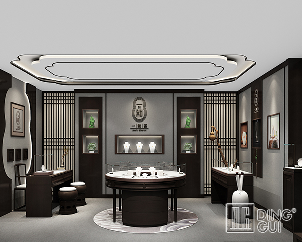 DG Showcase High End Luxury Jewellry Shop Display Cabinet Unique Design Showcase 7