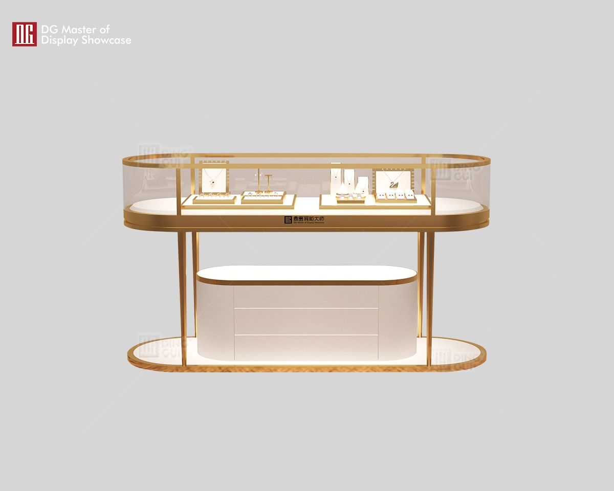 DG showcase manufacturer jewelry display cabinet direct sales new fashion style 1