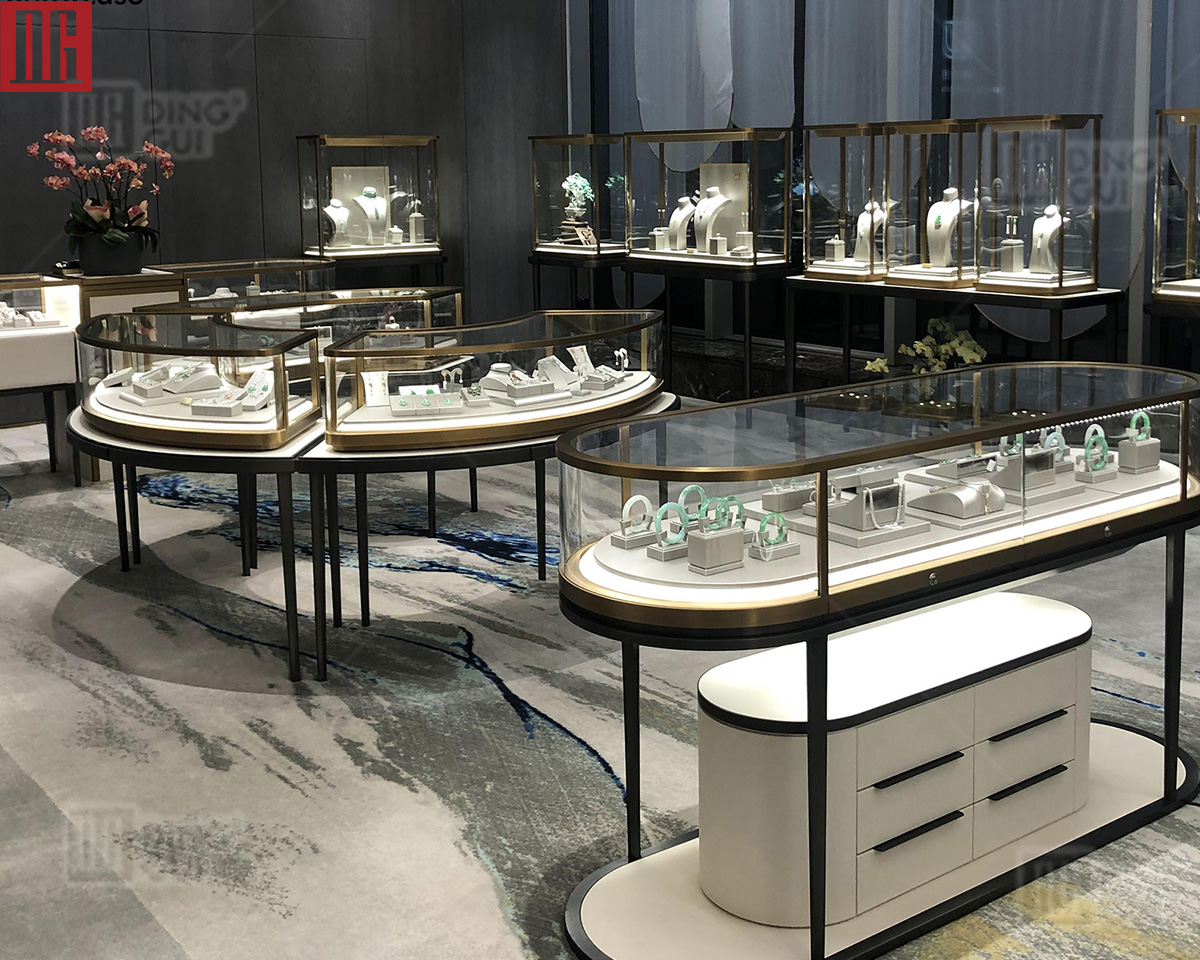 DG showcase manufacturer jewelry display cabinet direct sales new fashion style 9