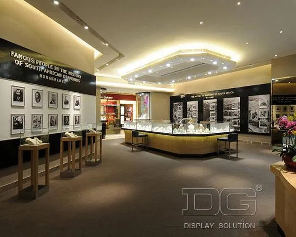 DG Showcase Jewelry Closed Display Showcase Para sa Kaakit-akit na Showroom 1