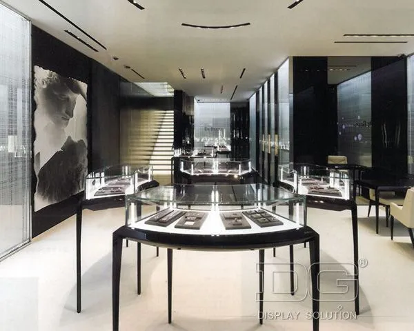 DG Showcase Luxury Wood Duty-free Shop Display Showcase From China 1