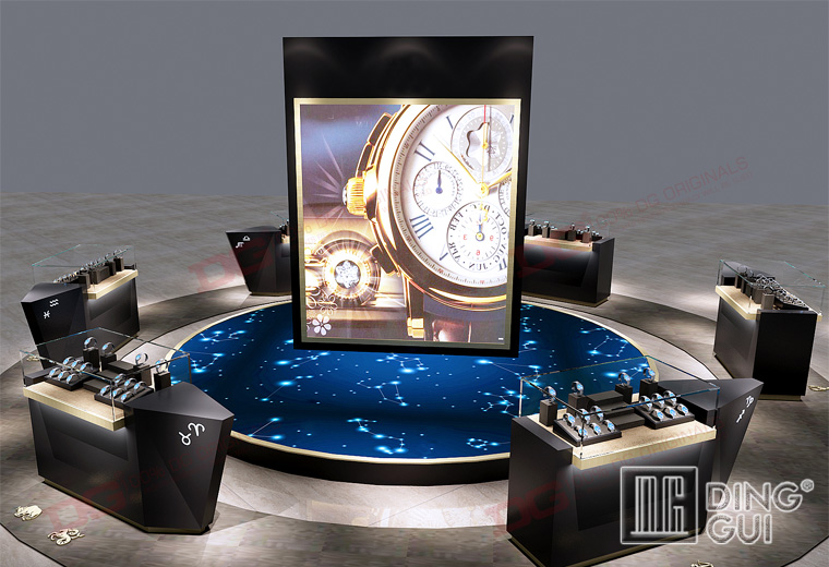 DG Showcase fancy style watch Showcase marvelous mall design 5