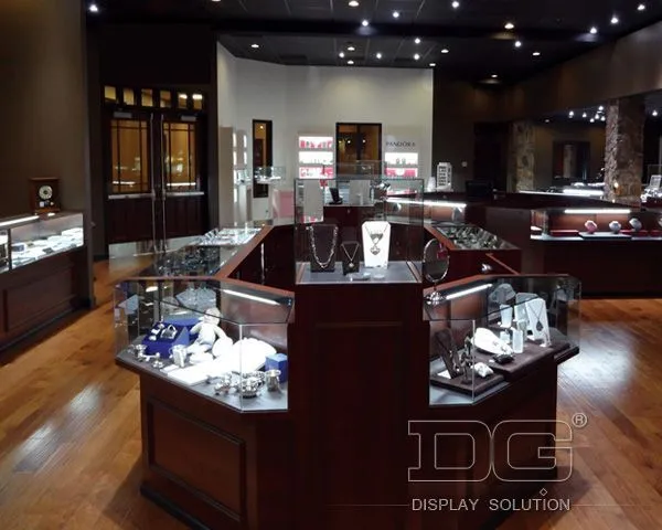 DG Showcase High End Jewelry Shop Showcase Design Duty-free Shop Cabinet 1