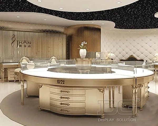 DG Showcase Jewelry Display Showcase Shop Interior design European Style 1