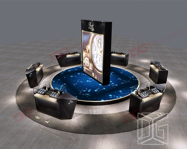 DG Showcase Premium Watch Showcase Display Para sa Shopping Mall Pinakabagong Disenyo 1