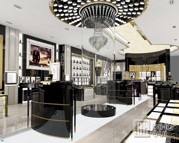 DG Showcase parfumebutik glasdisplayskab showcase producent direkte salg 1