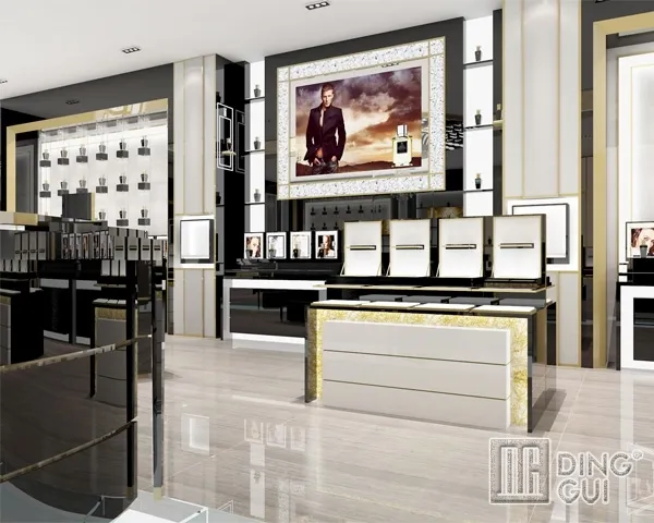 Custom Perfume Showcase factory overseas market Manufacturer | DG Display Showcase 2