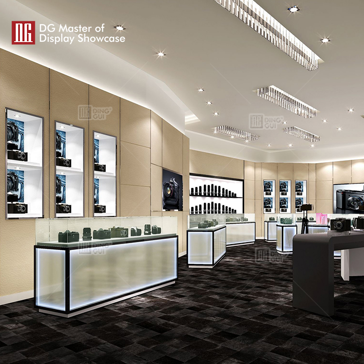 DG Showcase Exquisite Optical Shop Display Showcase Fashion Counter Design 8