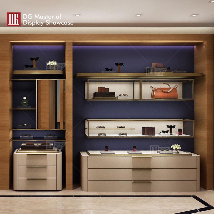 DG Showcase luxury glass optical display showcase mall showroom cabinets modern design 10