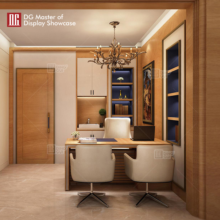 DG Showcase luxury glass optical display showcase mall showroom cabinets modern design 9