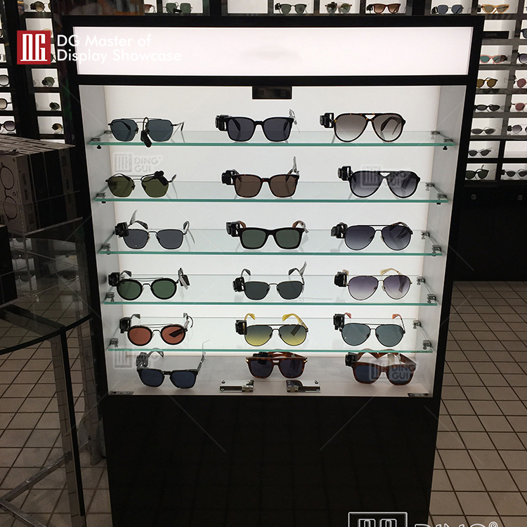 DG Showcase custom optical display case shop showcase designs latest arrival 9
