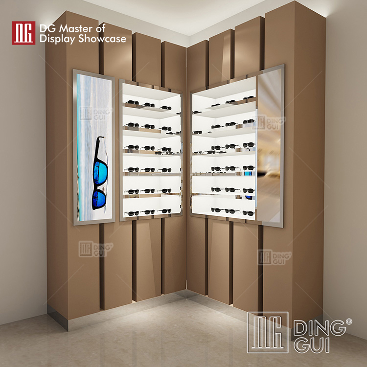 DG Showcase custom optical display case shop showcase designs latest arrival 10