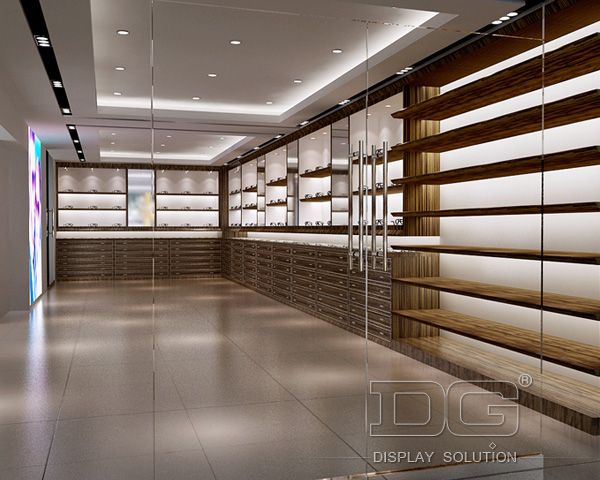 Custom optical shop display cabinets factory Manufacturer | DG Display Showcase 4