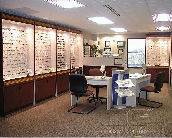 DG Showcase Hvid Luksus Showcase Solbriller Display Stand Producent 1