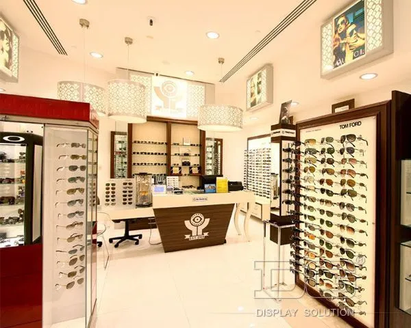 DG Showcase Λευκό Ξύλινο Γυάλινο Βιτρίνας Διακόσμηση Πολυτελές Σχεδιασμός 1