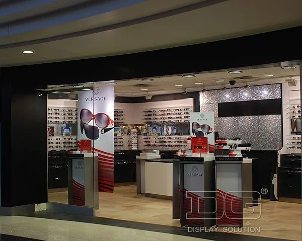 DG Showcase High End Wooden Sunglasses Display Showcase Units Customized Cabinet 1