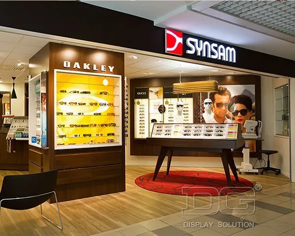 DG Showcase Luxury Optical Display Furniture Showcase Eyewear Store Design 1
