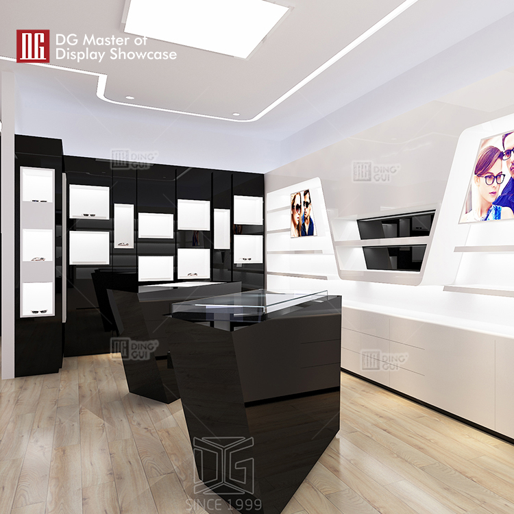 fashion optical display case factory | DG Display Showcase 6