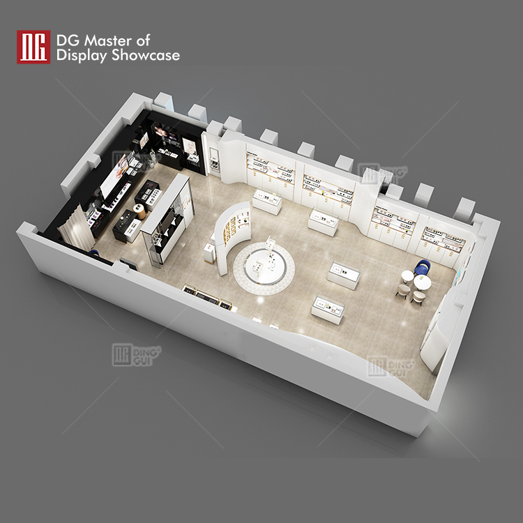 creative eyewear display cabinet design solution | DG Display Showcase 7