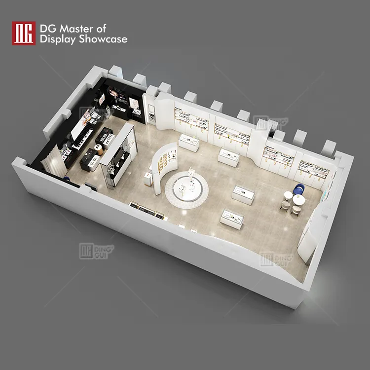 creative eyewear display cabinet design solution | DG Display Showcase 6