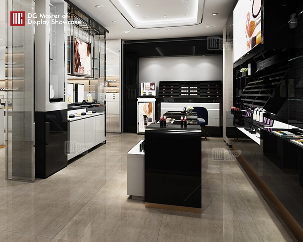 DG Showcase Brugerdefineret Bordplade Optisk Butik Showcase Indretning Elegant Design 10