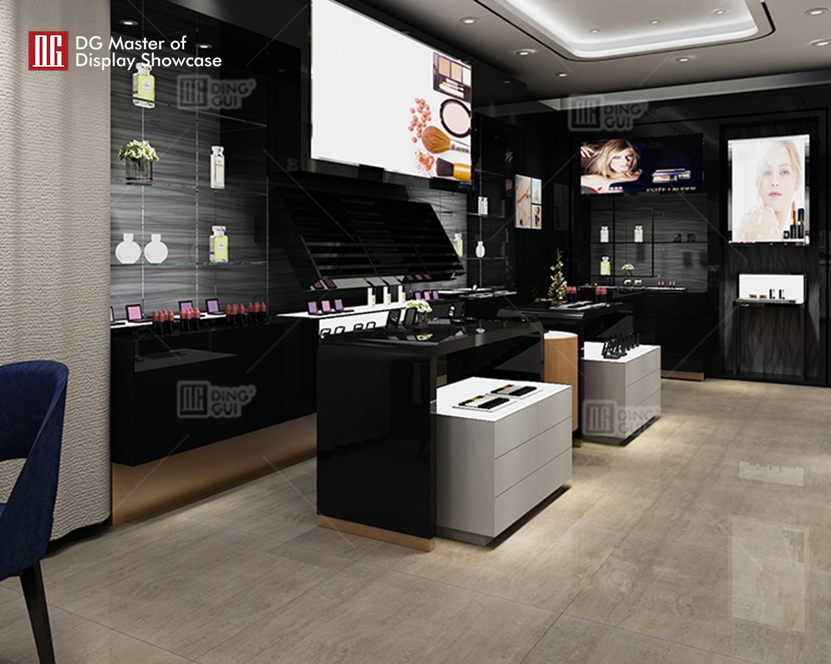 DG Showcase Brugerdefineret Bordplade Optisk Butik Showcase Indretning Elegant Design 9
