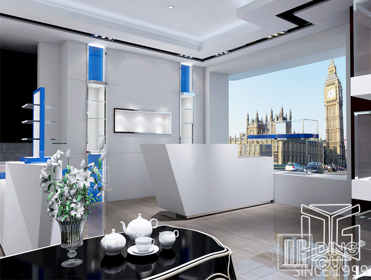 DG Showcase commercial custom glasses display showcase for sale 5