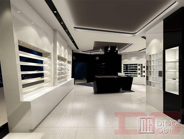 DG Showcase metal wall mounted optical showcase eyewear display stand professional manufactured 5