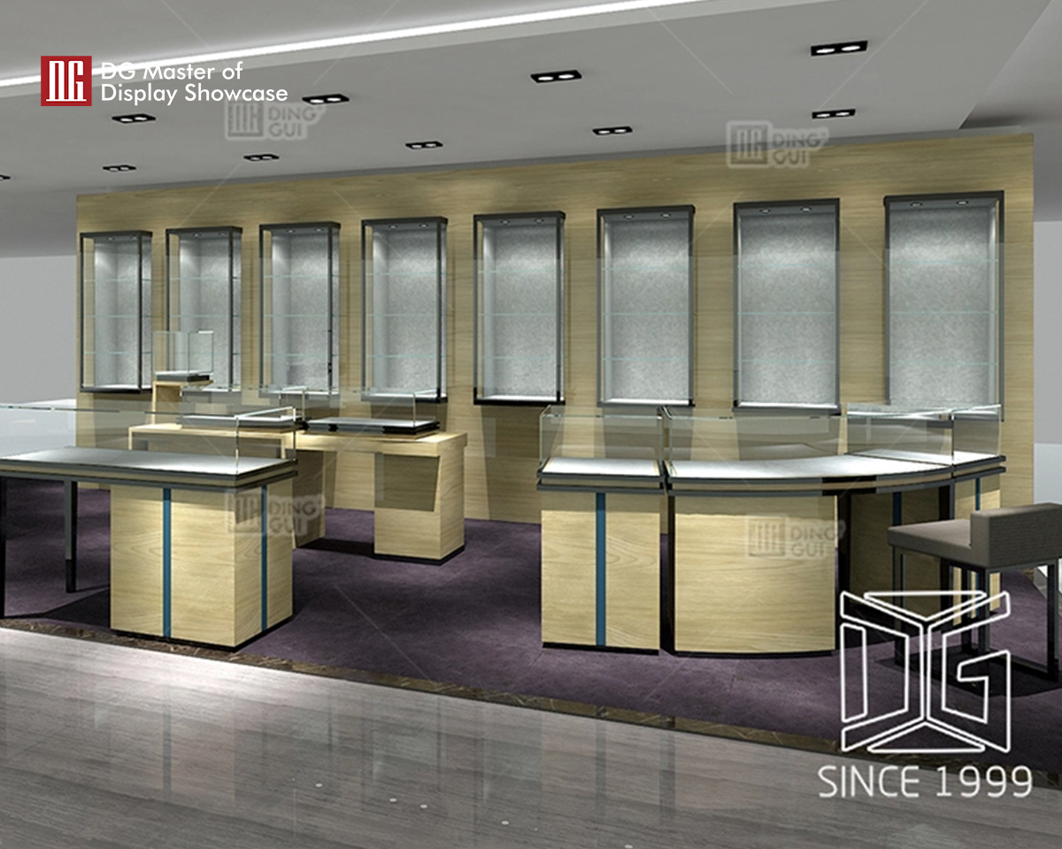 DG Showcase Nye optiske butiksdiskdesign-montre-glasskabe 11