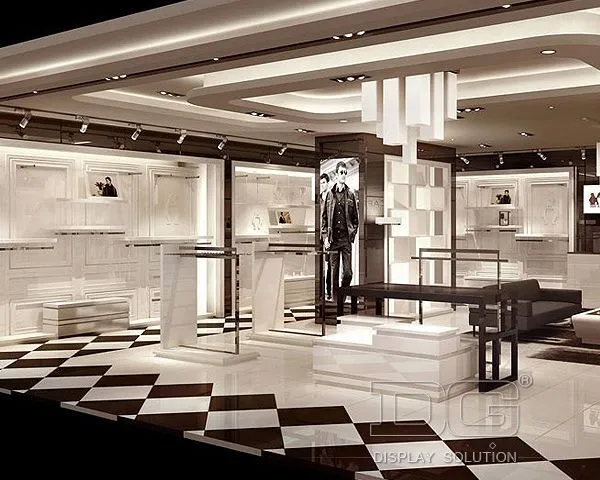 DG Showcase Producent Tøjbutik Display Showcase Træ Nyeste Design 1