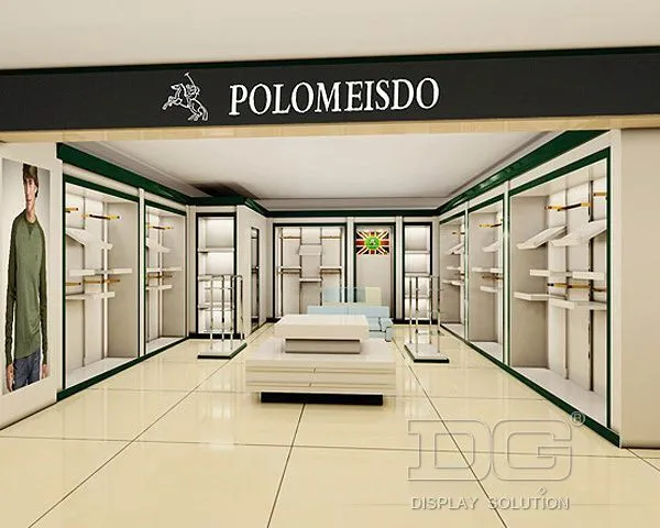 ΓΔ Showcase Μόδα Ένδυση Κατάστημα Βιτρίνας Προσαρμοσμένο Σχεδιασμό 1