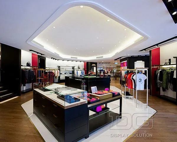 DG Showcase အထည်ဆိုင် Display Stand Fashion Design ထုတ်လုပ်သူ 1