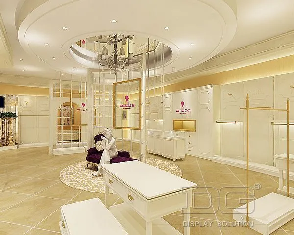 DG Showcase Tilpasset Luksus Display Showcase Mode Design Tøjstativ 1