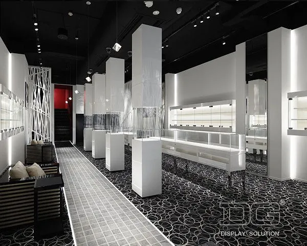 DG Showcase Luxury Wooden Watch Store Display Showcase Company 1