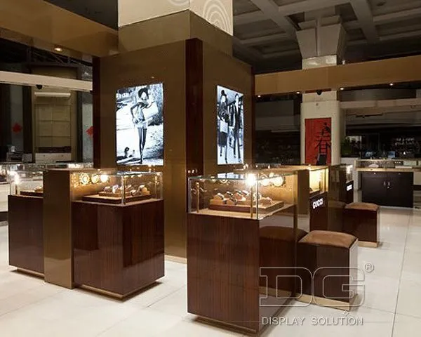 DG Showcase Luxury Attractive Watch Display Showcase Store Furniture Design 1