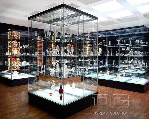 DG Showcase Museum Glass Display Cabinet History Showcase Interior Design Company 1