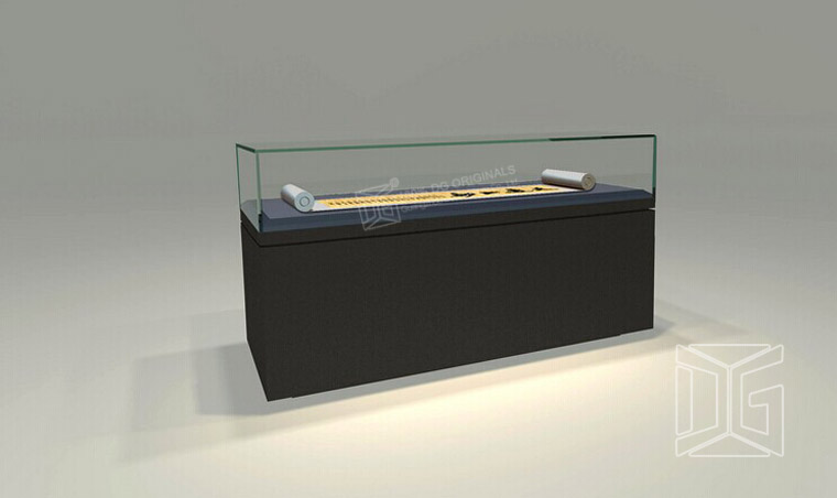 Ultra Clear Glass Museum Pedestal