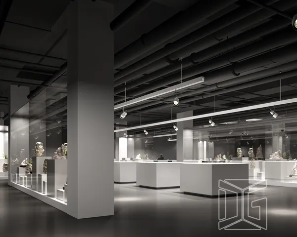 Glass Museum Display Case - Modern Design, Eco-friendly Materials - Exhibition Cabinets 2